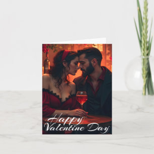 Carte La magie de la Saint-Valentin avec une intimité ro