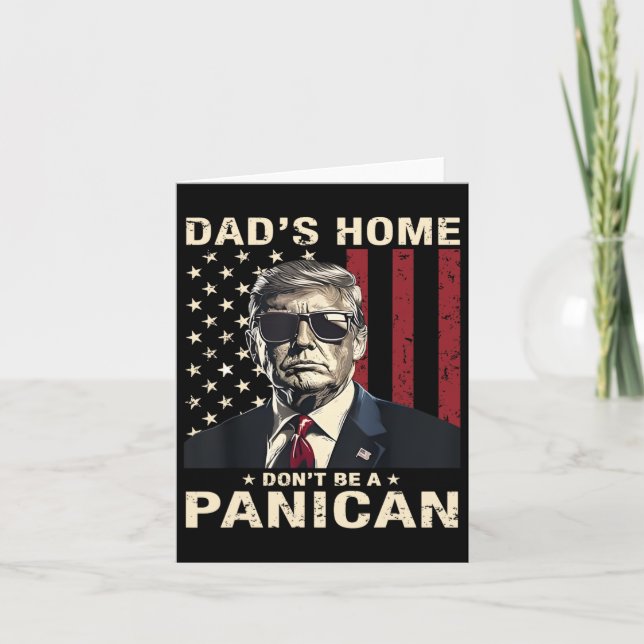 Carte La maison de papa ne sera pas un Trump fou panicai (Devant)