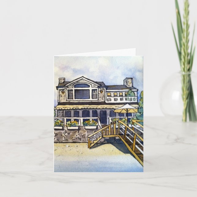 Carte La maison Schwary sur Lido Isle (Devant)