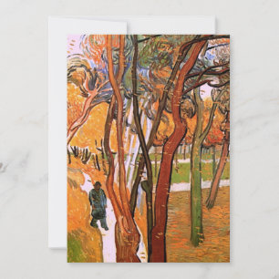 Carte La marche : Les Feuilles en chute par Vincent van