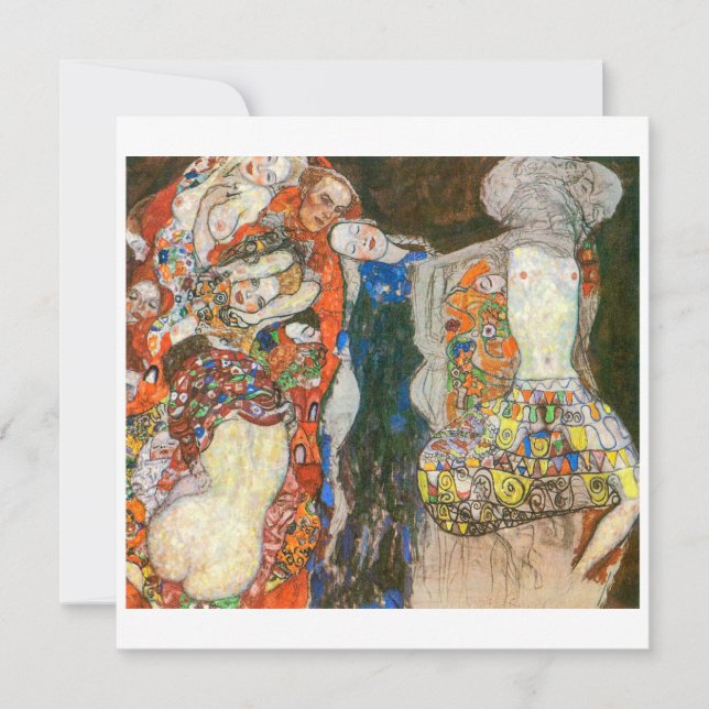 Carte La mariée | Gustav Klimt | (Devant)