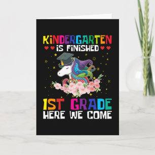 Carte La maternelle est terminée 1ère année