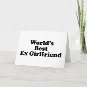 Carte La meilleure amie Ex du monde