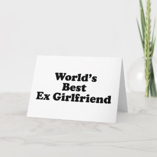 Carte La meilleure amie Ex du monde