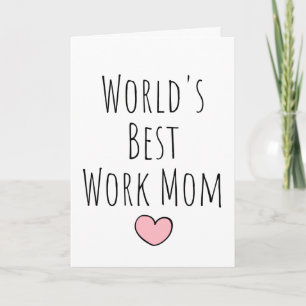 Carte La meilleure maman du monde au travail