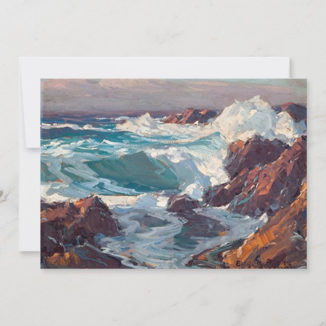 Carte La mer de Californie | Edgar Alwin Payne (Devant)