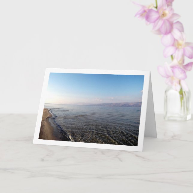 Carte La mer de Galilée, Israël (Orchidée)