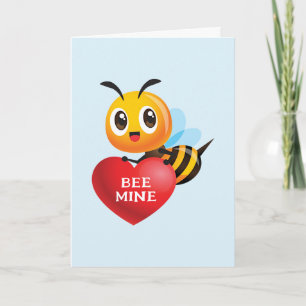 Carte La mine d'abeilles Valentine Pun
