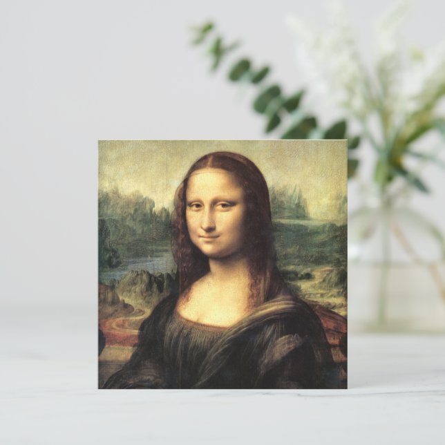 Carte La Mona Lisa Leonardo da Vinci (Debout devant)