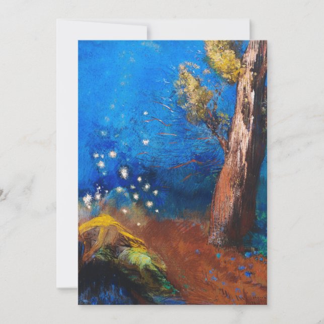 Carte La Mort de Bouddha | Odilon Redon (Devant)