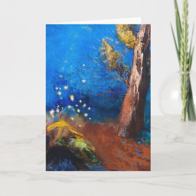 Carte La Mort de Bouddha | Odilon Redon (Devant)