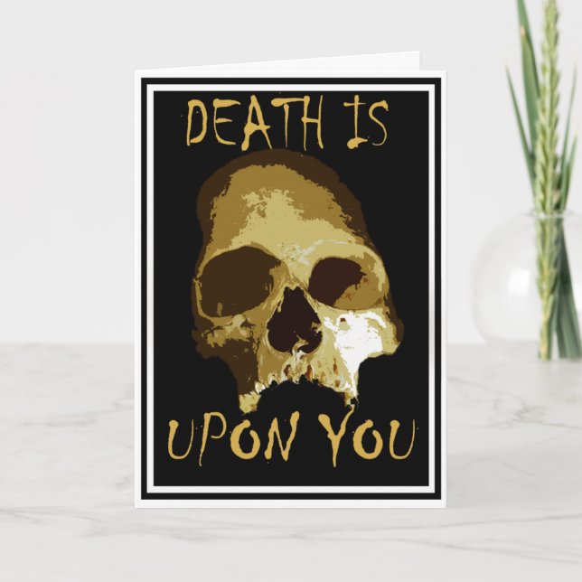 Carte la mort est sur toi (Devant)
