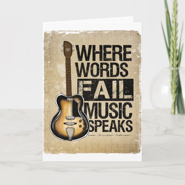 Carte la musique parle (Devant)