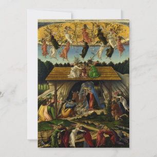 Carte La Nativité Mystique - Botticelli