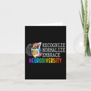 Carte La Neurodiversité Reconnaît Normaliser Embrace Adh