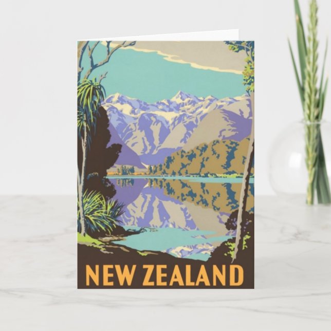 Carte La Nouvelle Zélande Mountian (Devant)