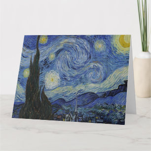 Carte La nuit étoilée de Van Gogh