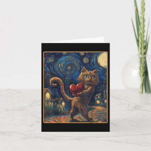 Carte La nuit étoilée de Van Gogh pour la Saint-Valentin