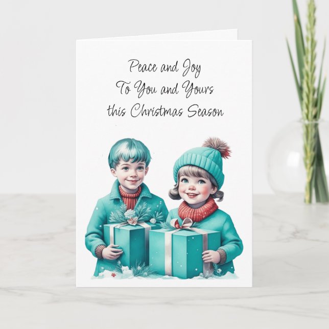 Carte La paix soit avec toi et avec toi | Noël (Devant)
