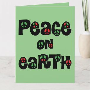 Carte La Paix sur Terre Noël