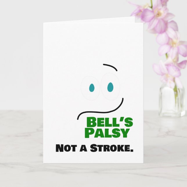 Carte La paralysie de Bell — pas une attaque — (Orchidée)