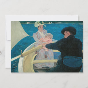 Carte La Partie en bateau de Mary Cassatt, Beaux-arts Vi