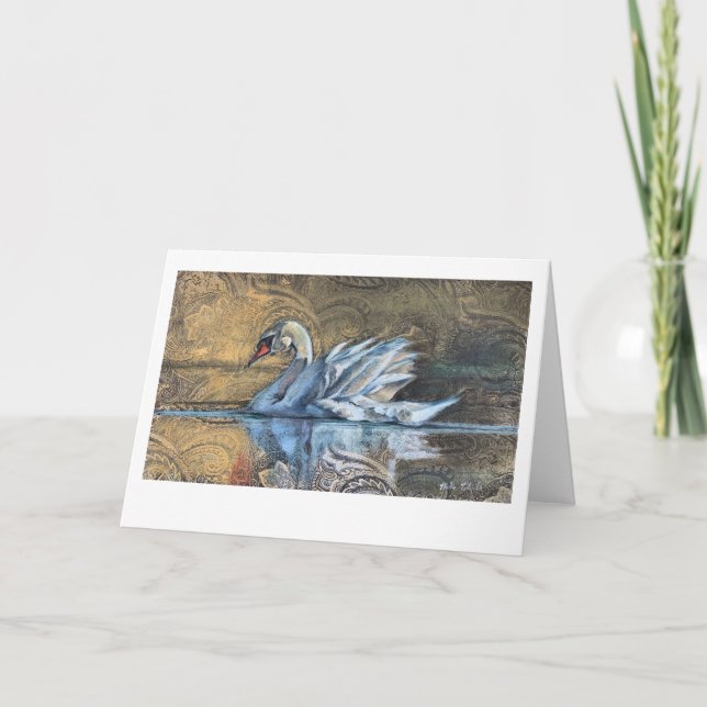 Carte La peinture cygne (Devant)