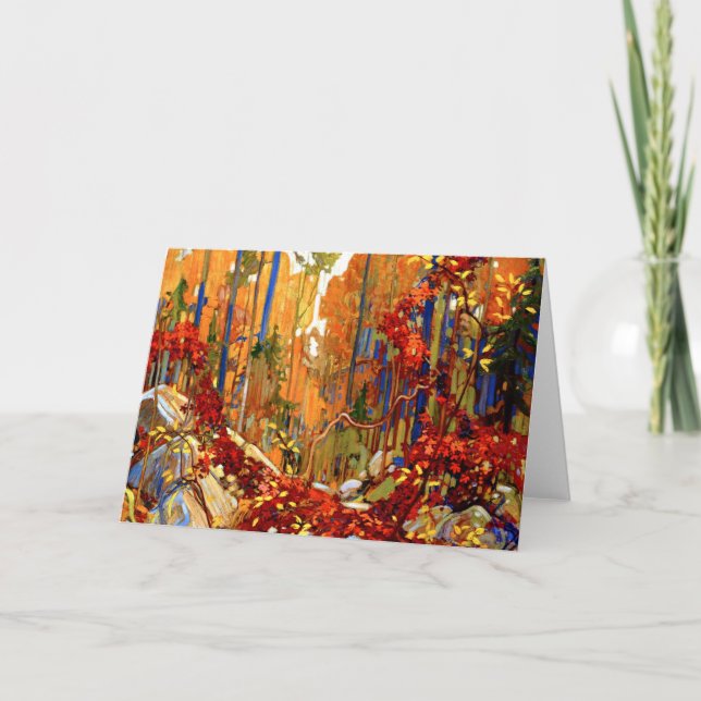 Carte La peinture d'automne Garland (Devant)
