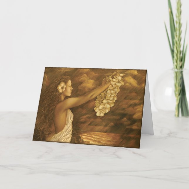 Carte "" La peinture de offre par l'artiste Lori (Devant)