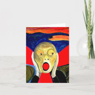 Carte La peinture inspirée de Le Cri