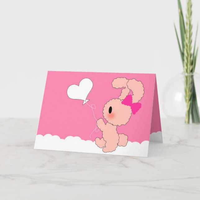Carte La pensée douce mignonne à vous cardent dans le (Devant)