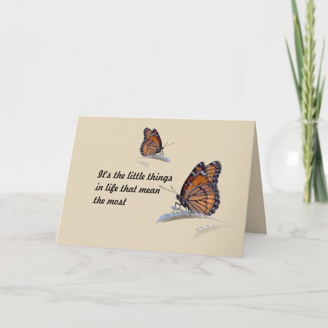 Carte La Petite Things In Life That Mean (Devant)