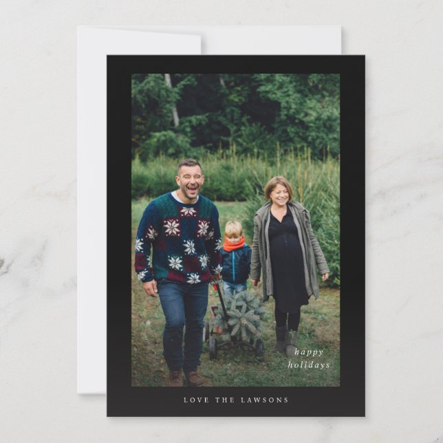 Carte La photo de vacances la plus simple (Devant)