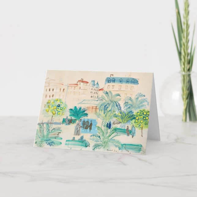 Carte La Place Arago | Raoul Dufy (Devant)