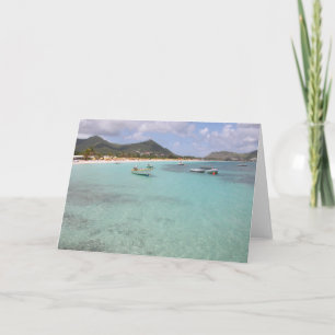 Carte La plage de Saint-Martin