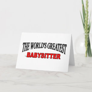 Carte La plus grande babysitter du monde