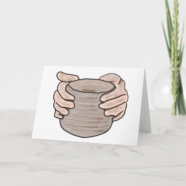 Carte La poterie fait les mains (Devant)
