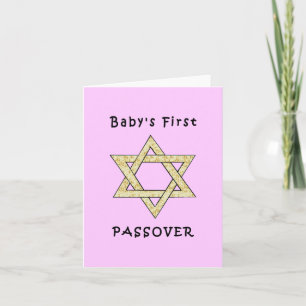 Carte La première pâque du bébé