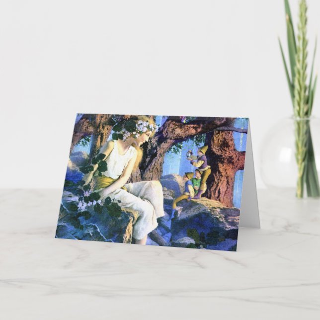 Carte La Princesse et les Gnomes de Maxfield Parrish (Devant)