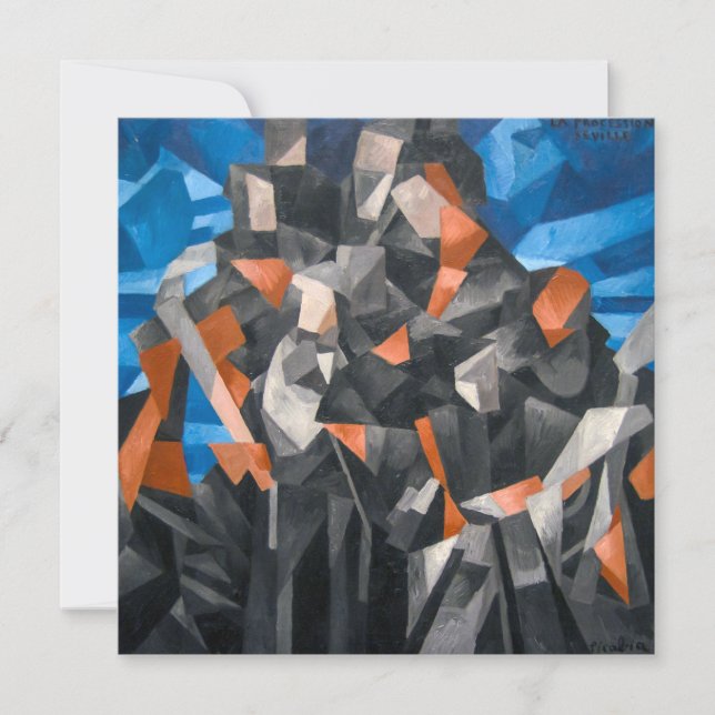 Carte La Procession, Séville | Francis Picabia | (Devant)