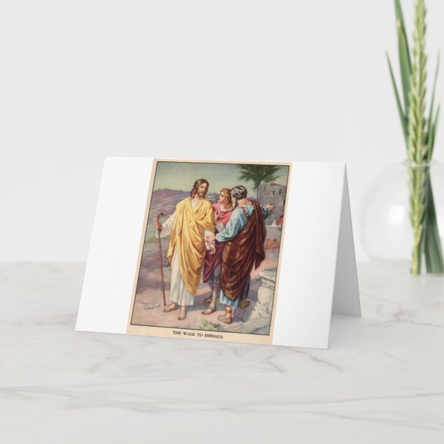 Carte La promenade vers emmaus (Devant)