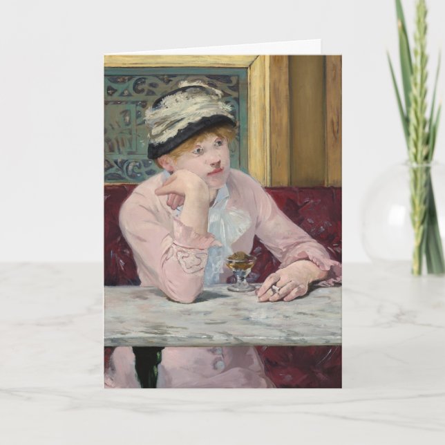 Carte La prune de Manet Impressionniste Peinture (Devant)