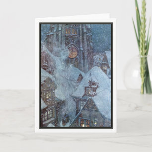 Carte La reine de neige par Edmund Dulac