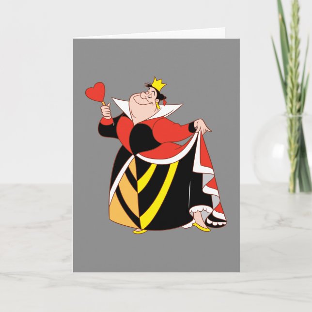 Carte La Reine des Coeurs | Avec Un Petit Pas Et Un Sour (Devant)