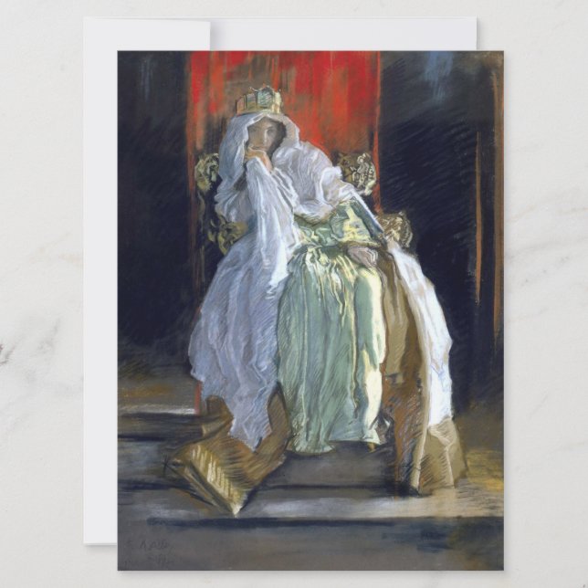 Carte La reine d'Hamlet (par l'abbaye d'Edwin Austin) (Devant)