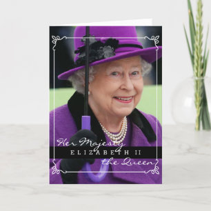 Carte La Reine Elizabeth de l'Angleterre