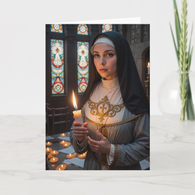 Carte La religieuse (Devant)