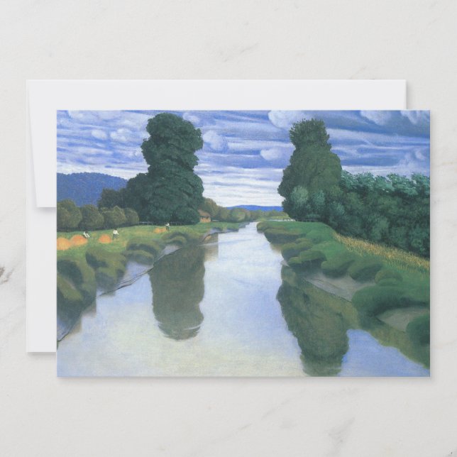 Carte La rivière de Berville par Felix Vallotton, Fine A (Devant)