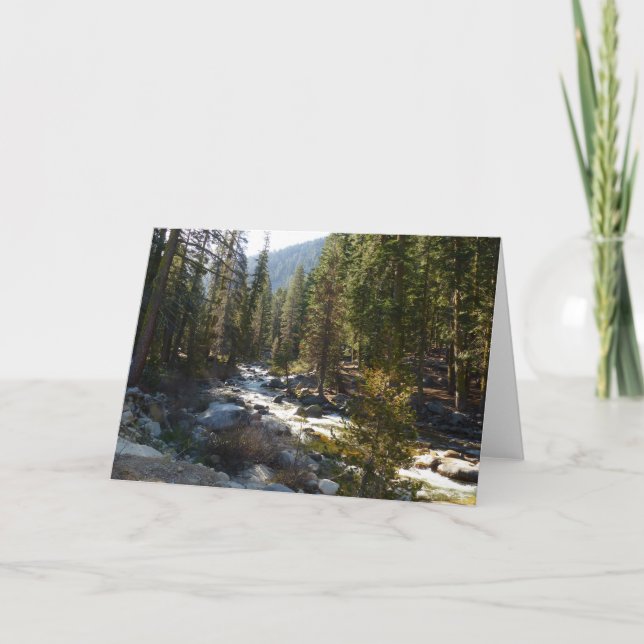 Carte La rivière Kaweah dans le parc national de Sequoia (Devant)