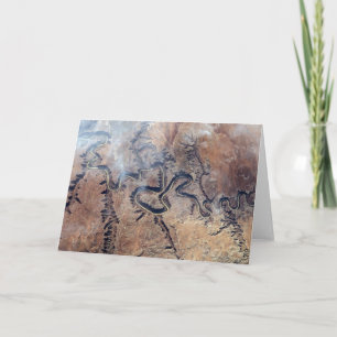 Carte La Rivière Verte Et Ses Canyons Tributaires Dans L